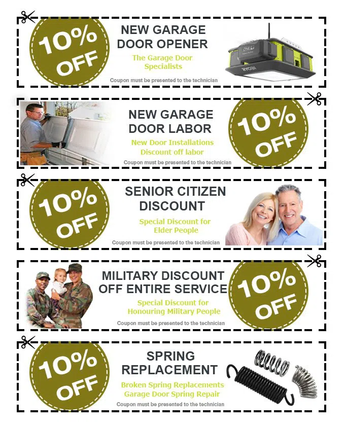 HighTech Garage Door Service Del Valle, TX 512-677-6112 - Coupons